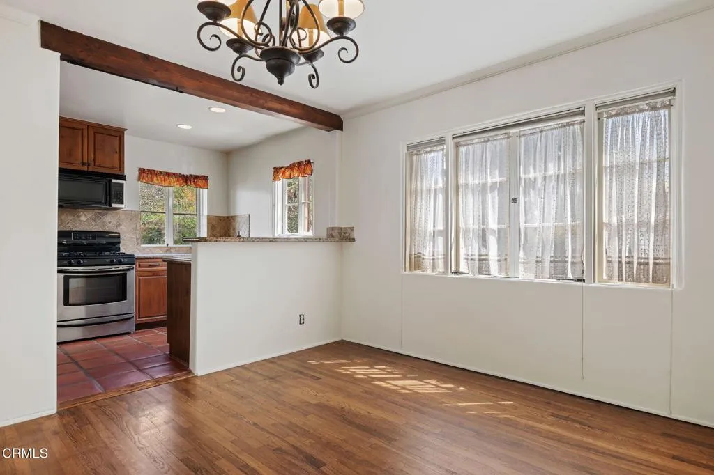Dining kitchen view