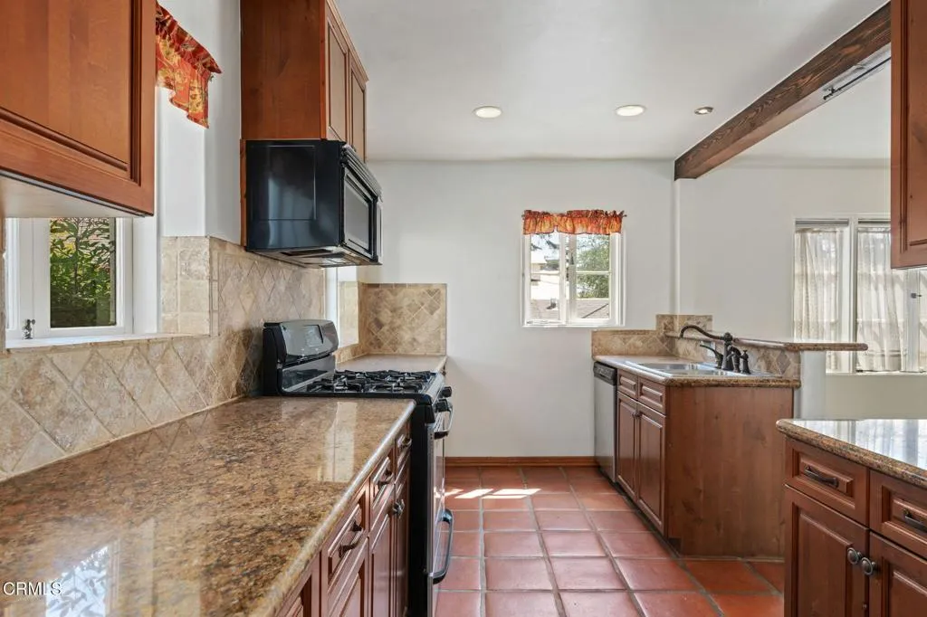 Galley style kitchen