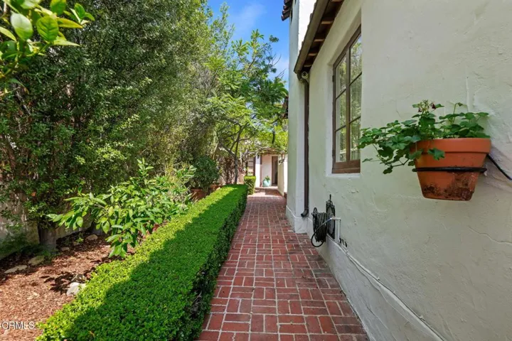 Brick walkway