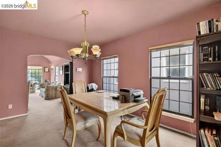 Archway opening to an additional room