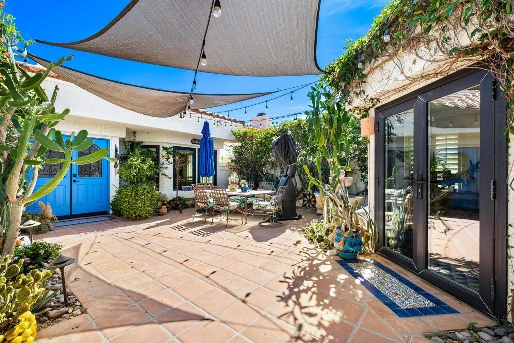 And across the courtyard...