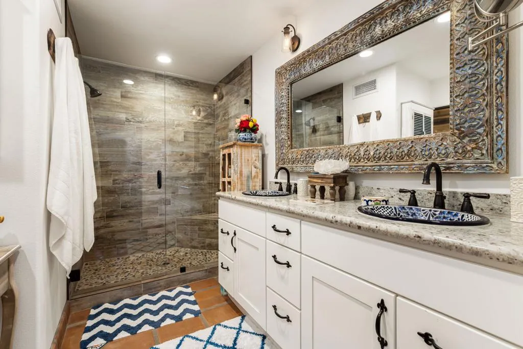 Remodeled ensuite bath!