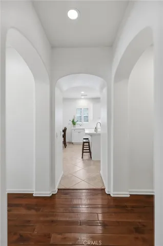 Archways throughout the home