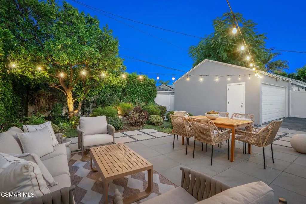 Patio night time