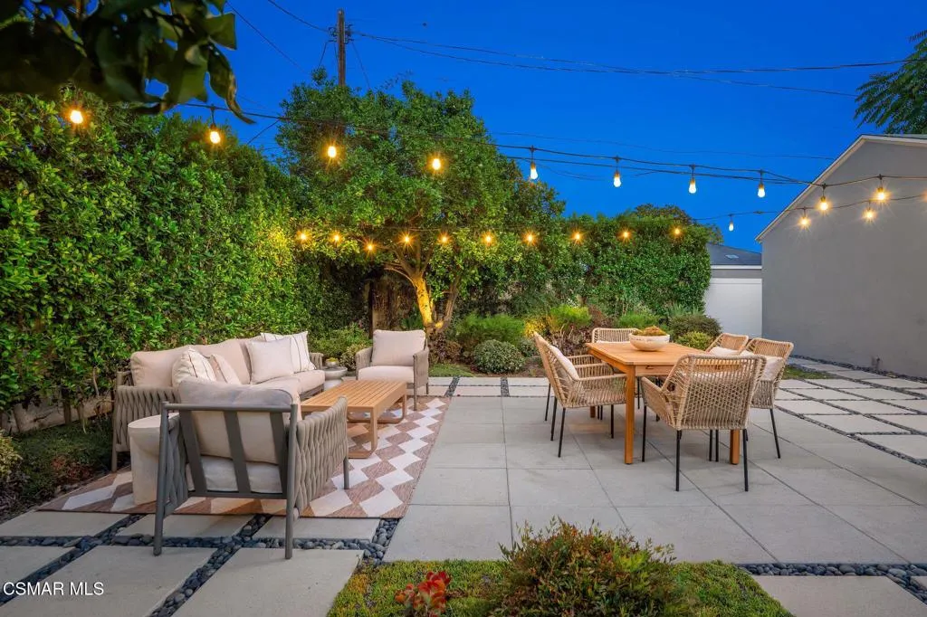 Patio night time