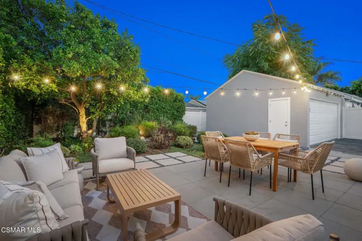 Patio night time