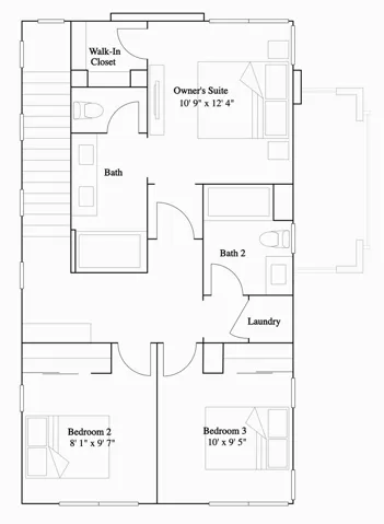 Residence 4 - level 3 floorplan