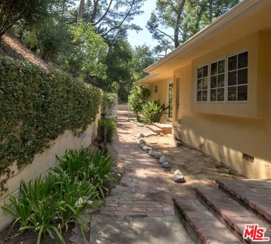 Back of property walkway.