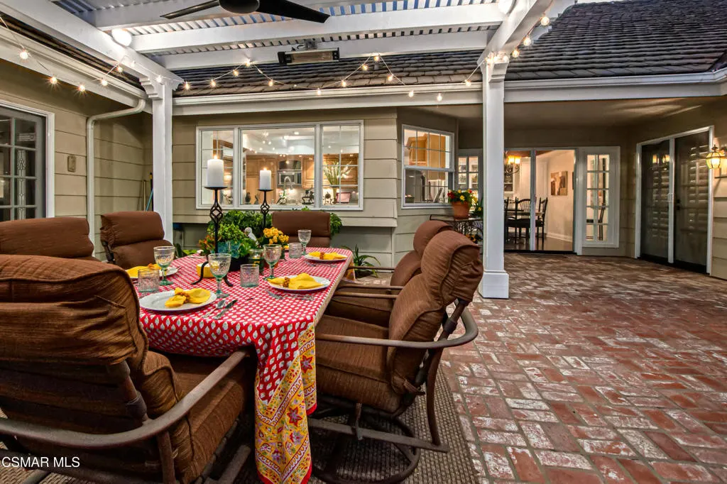 patio twilight