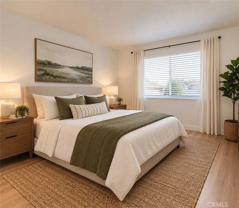 Downstairs Bedroom - Staged