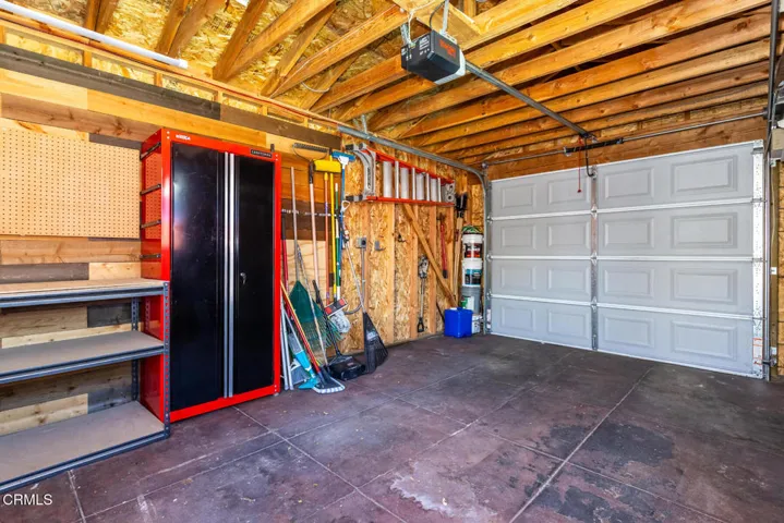 Detached garage with alley drive in