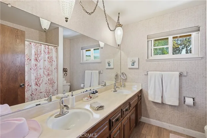 Hallway bathroom