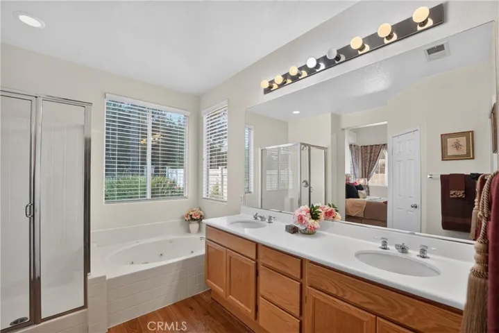 Primary bath with walk in shower