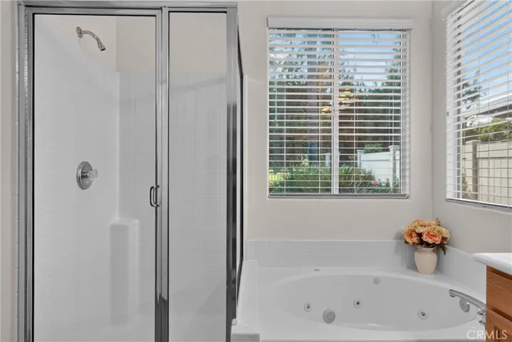 Primary bath with jetted tub