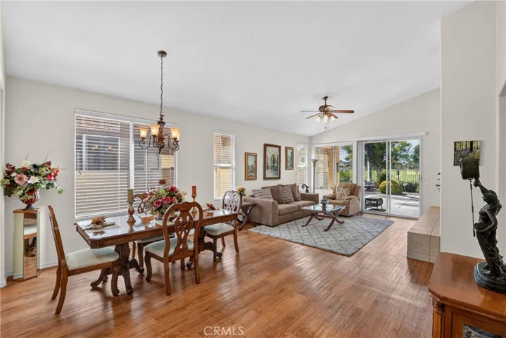 Open dining room and family room