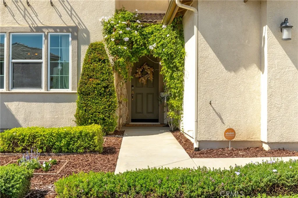 Inviting entryway.
