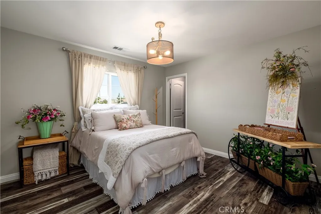 Secondary bedroom with walk in closet.
