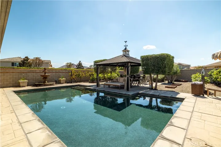 Salt water refreshing pool.