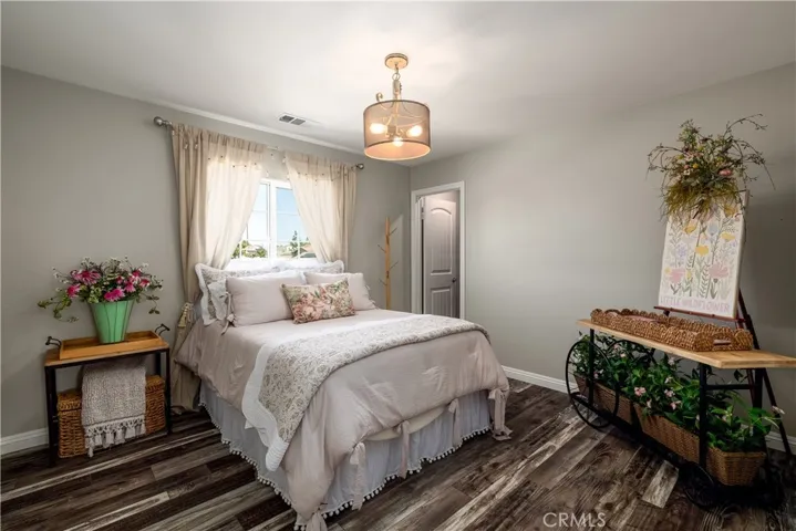 Secondary bedroom with walk in closet.