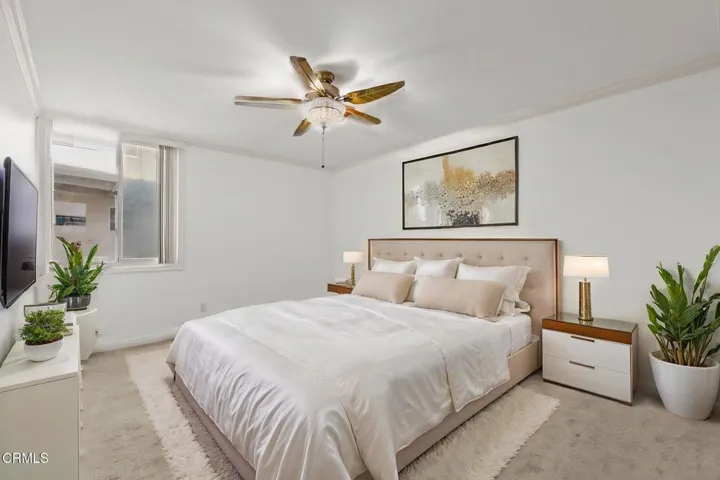 Primary  Bedroom Staged
