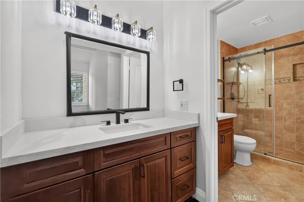 Primary has sink and cabinet area