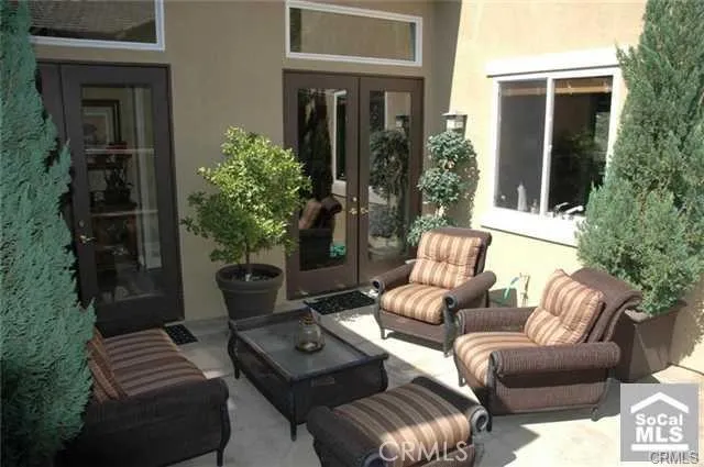 Side Yard for perfect afternoon drinks.
