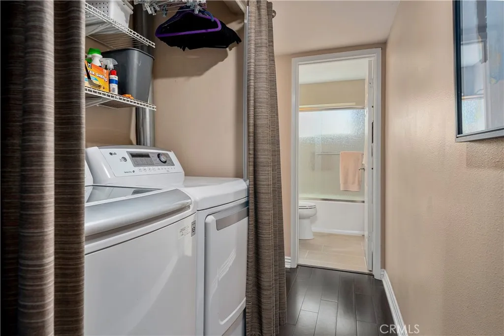 Laundry room area