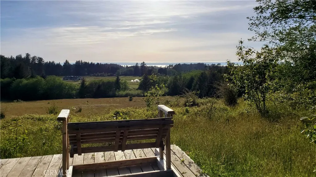 Ocean view from top of the 67 acreproperty. see the horse stables and green house