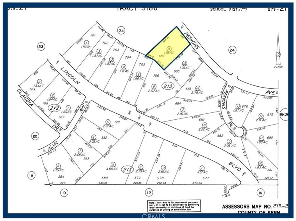 687 Lot Perkins Ave