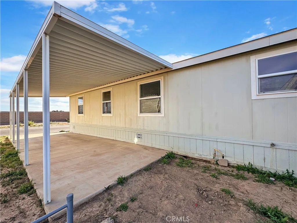 Right Side of Home- Carport