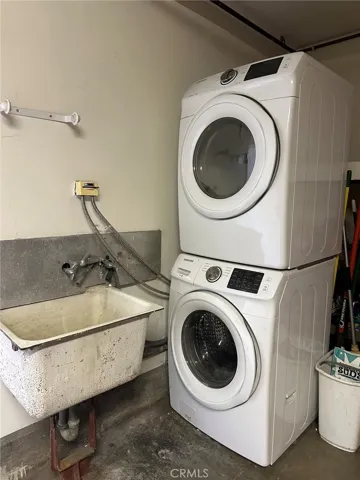 Shared Laundry in Garage
