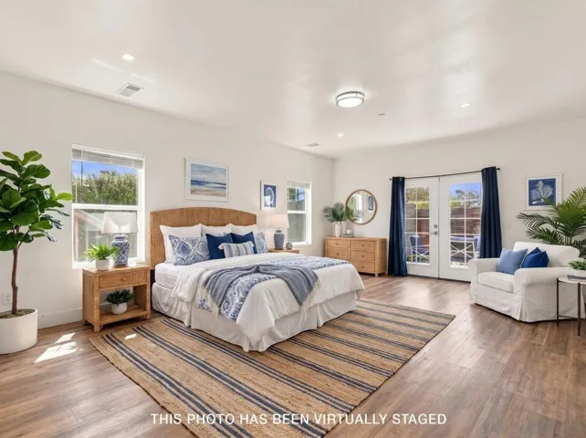 Virtually Staged Primary Bedroom