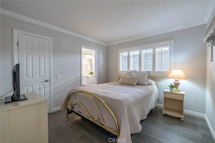 Guest or 2nd Bedroom with Walk in Closet and door to Bathroom