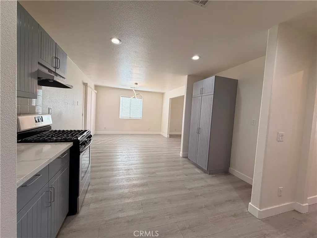 Kitchen and dining room.