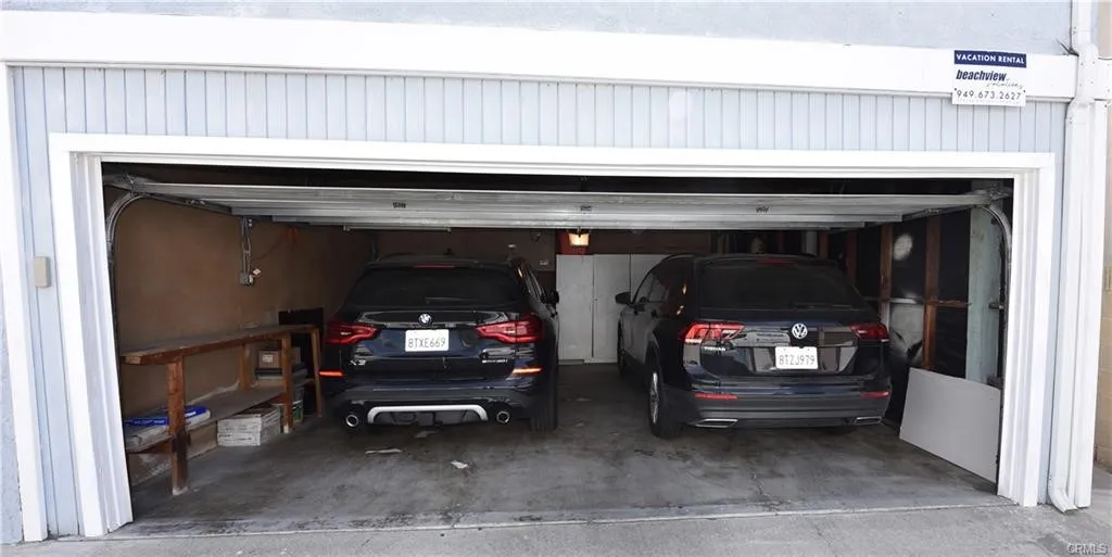 Left side garage space