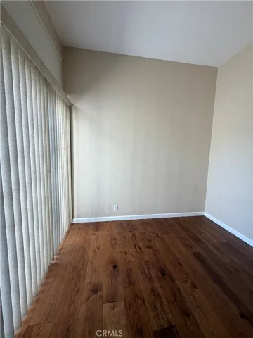 Good sized den with patio access