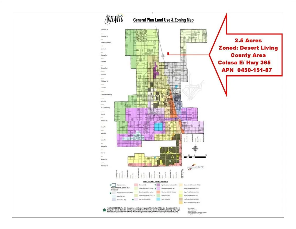 0 Colusa E 395 - 2.5ac Rd