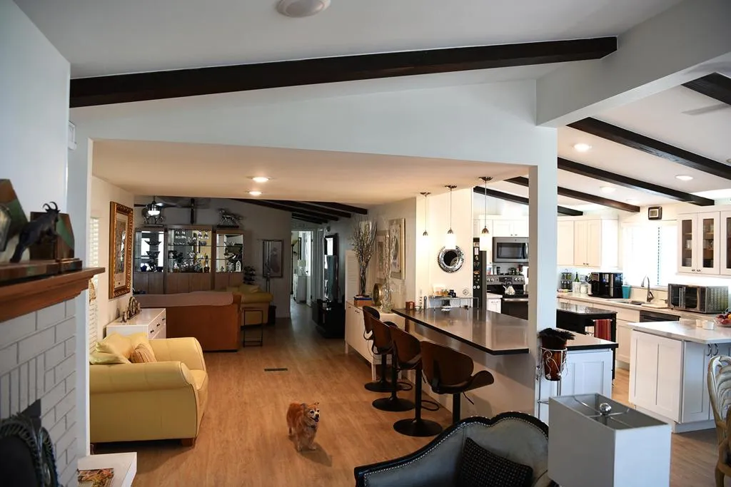 Open Floor Plan looking back Open Floor Plan looking back