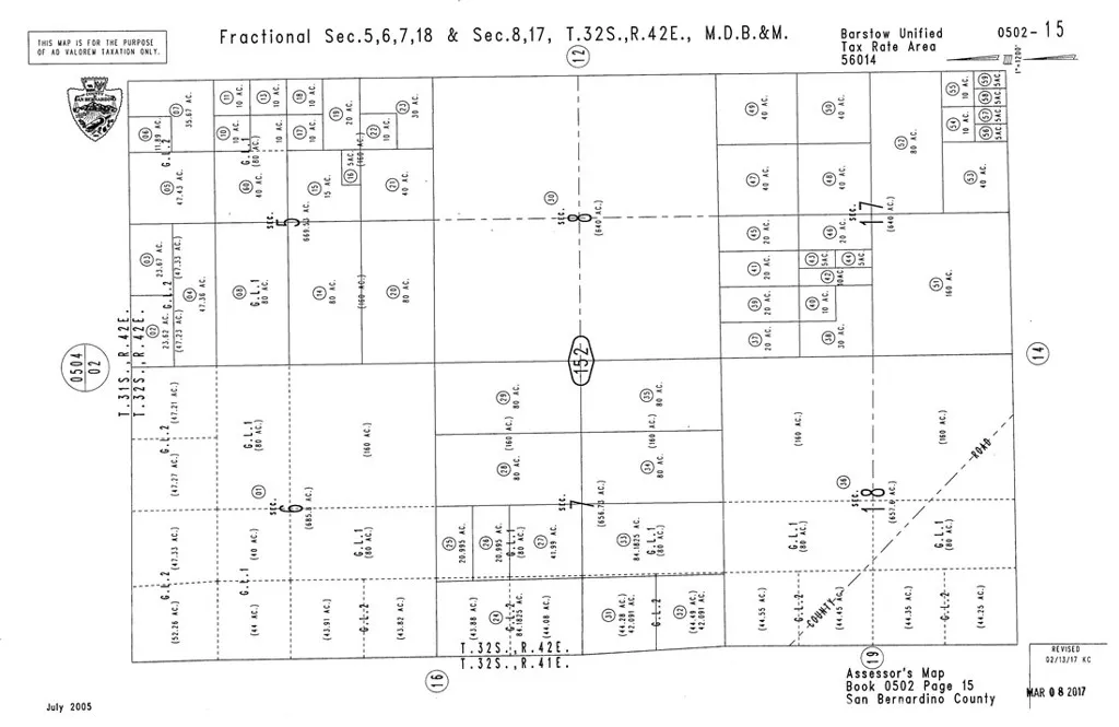 0 Section 17 Area