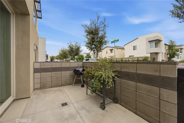 Gated courtyard