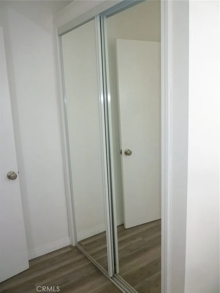 Bedroom #2 mirrored closet doors. Bedroom #2 mirrored closet doors.