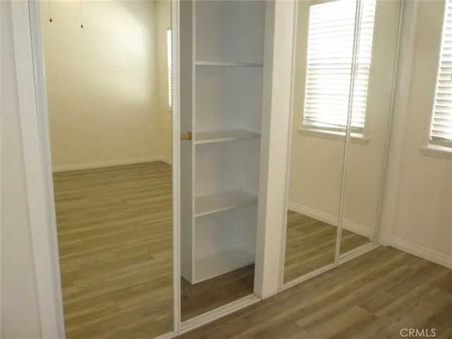 Good sized double closet in bedroom #1.