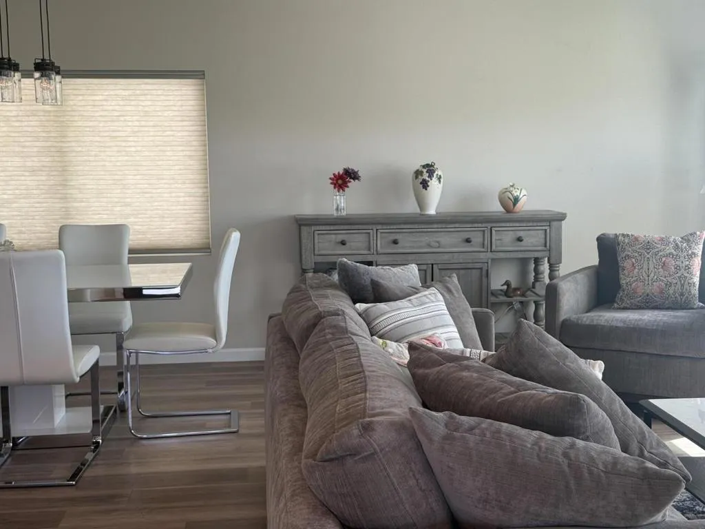 Living Room & Dining Area