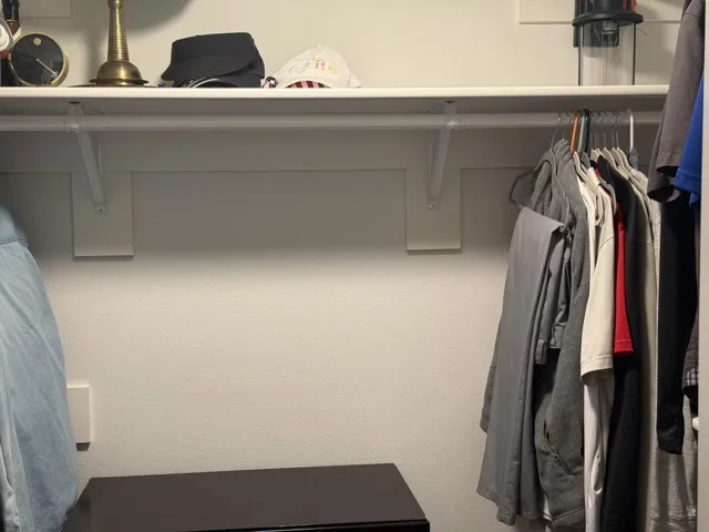 Primary walk-in closet