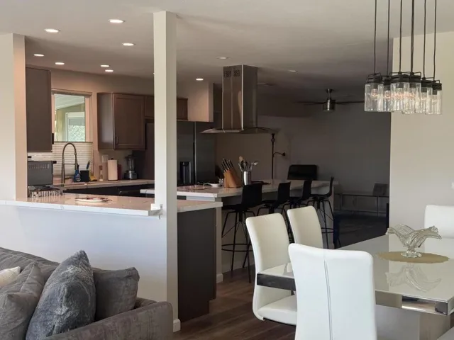 View into Kitchen