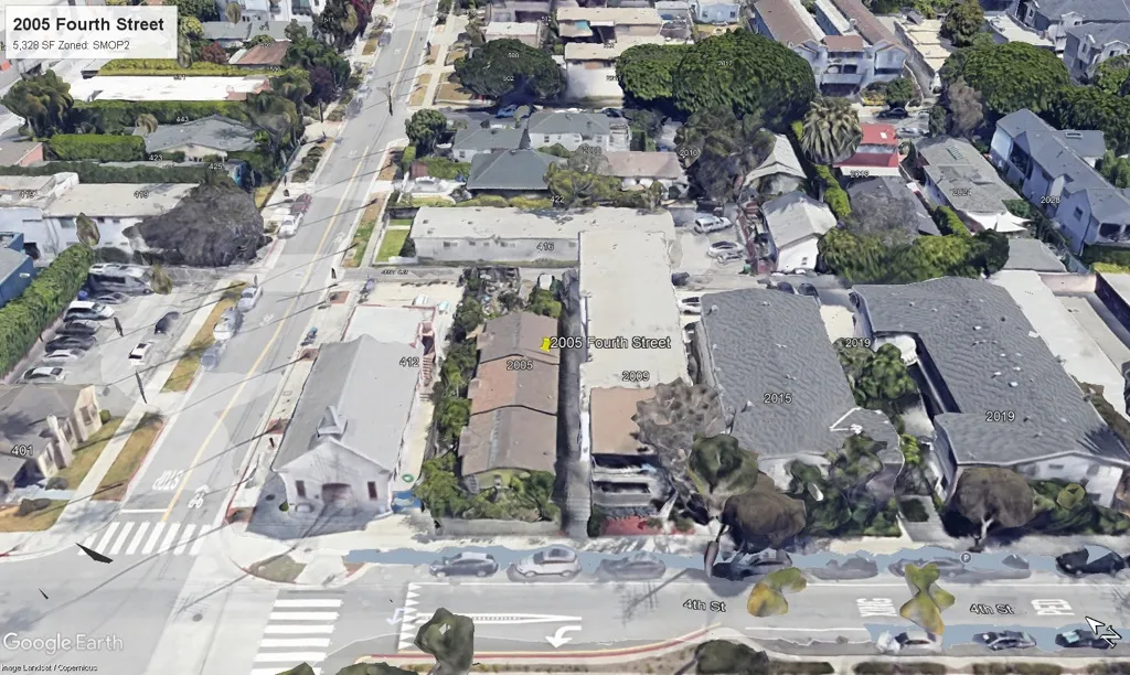 2005 4th St AERIAL VIEW