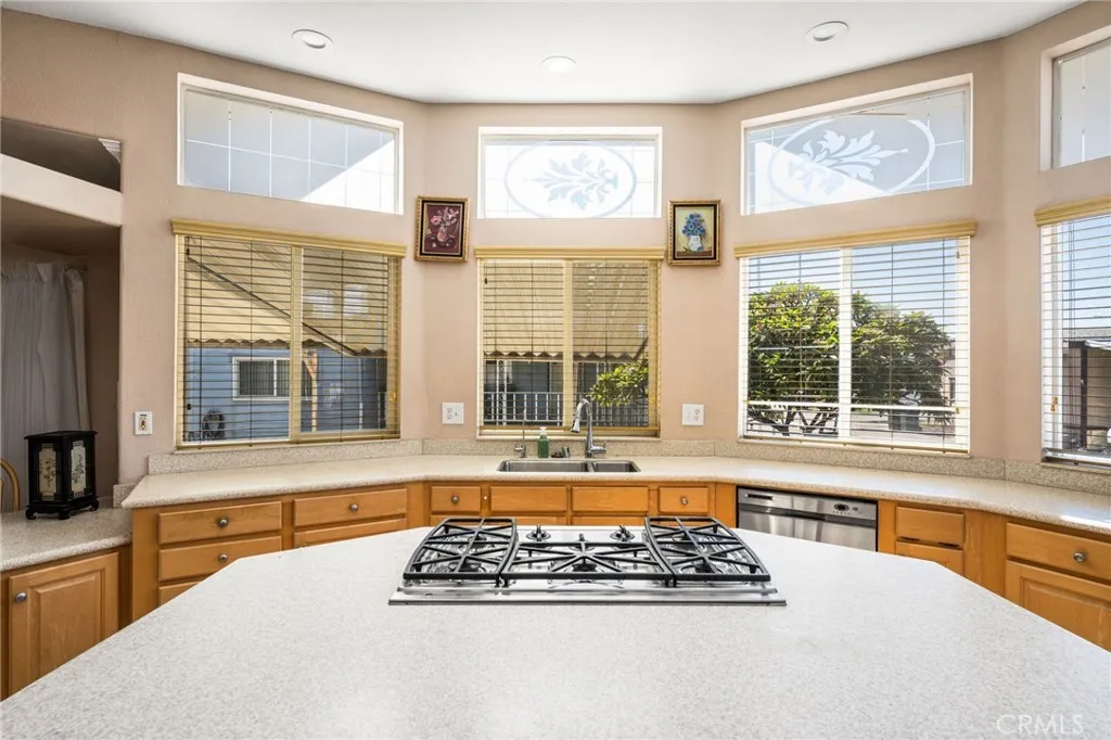 Large Kitchen Island with 5 Burner Cooktop. Large Kitchen Island with 5 Burner Cooktop.