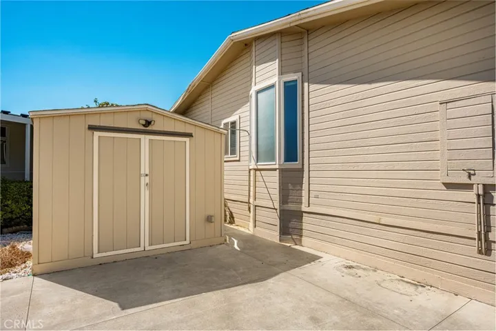 Storage Shed included.