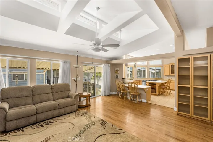 View of the Kitchen from the Living Room.