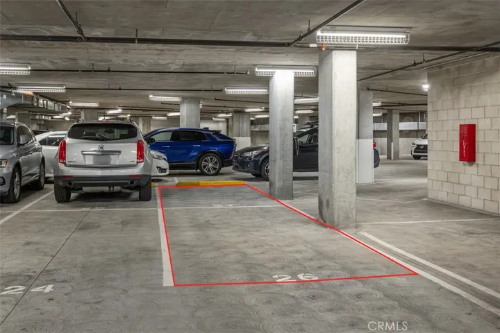 Tandem Parking Spots in Secured Garage